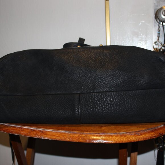 $325 Hobo The Original Journey Nubuck Studded Side Ties Tote Shoulder Bag - Picture 5 of 8